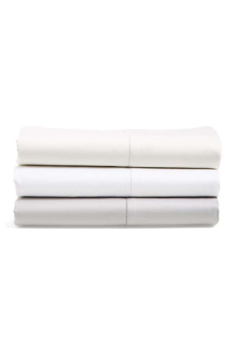 600 Thread Count Egyptian Cotton Flat Sheet, Alternate, color, GREY VAPOR