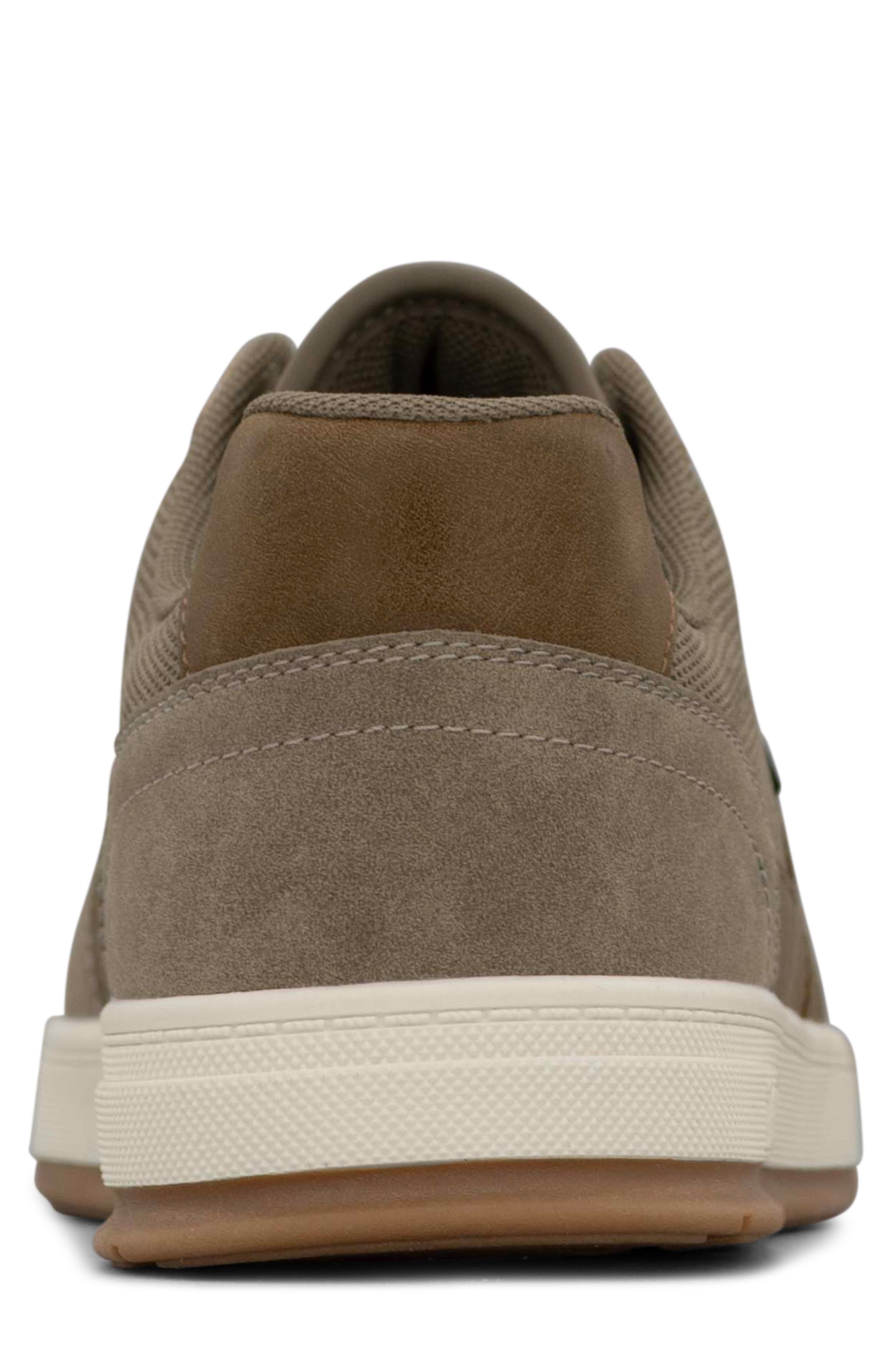 Mateo Faux Leather Sneaker, Alternate, color, DRIFTWOOD/ PARTRIDGE