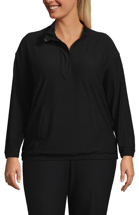 Long Sleeve Performance Zip Front Popover