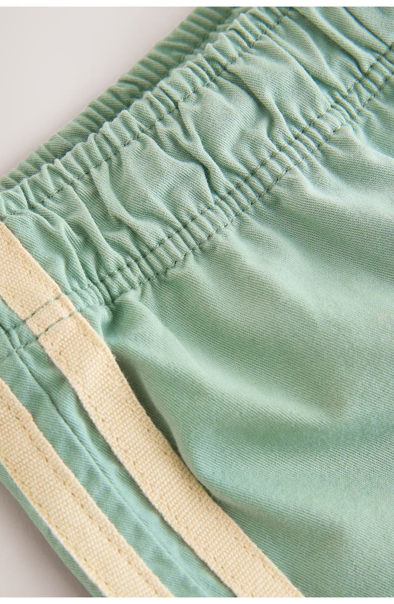 NEXT Kids' Sporty Stripe Cotton Shorts, Alternate, color, Green