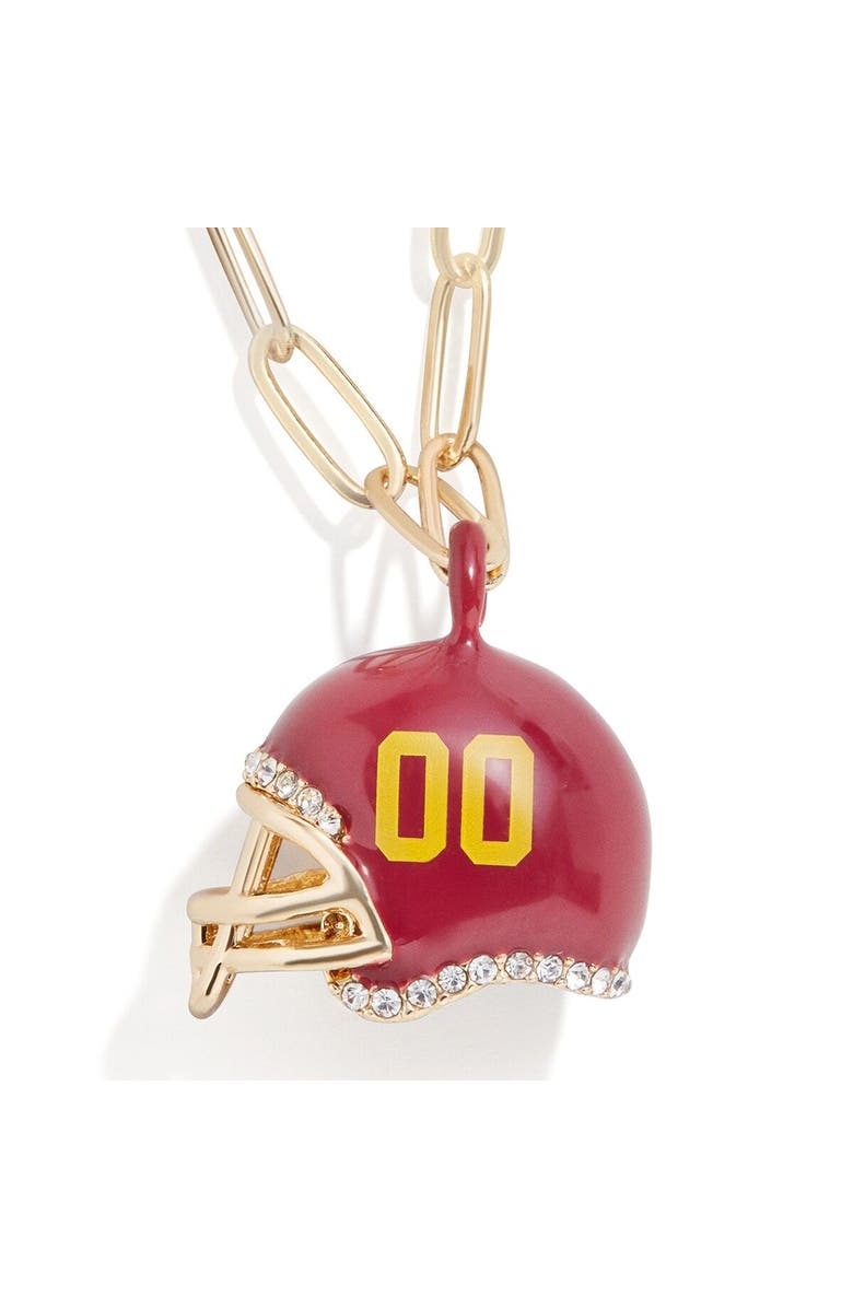 BaubleBar Women's BaubleBar Washington Football Team Helmet Charm Necklace, Main, color,