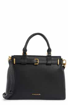 T Tahari Overlook Leather Satchel