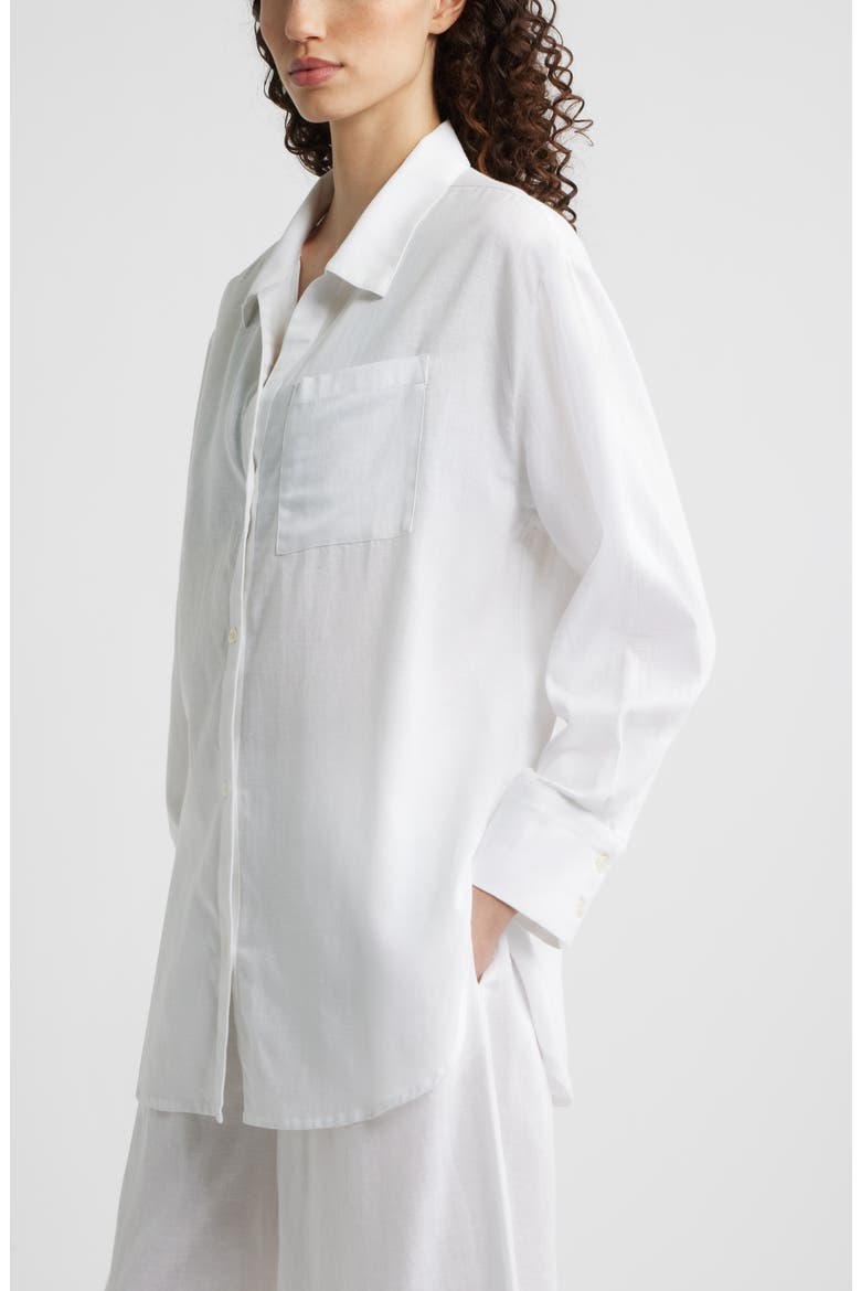 Cover-Up Shirt, Alternate, color, WHITE