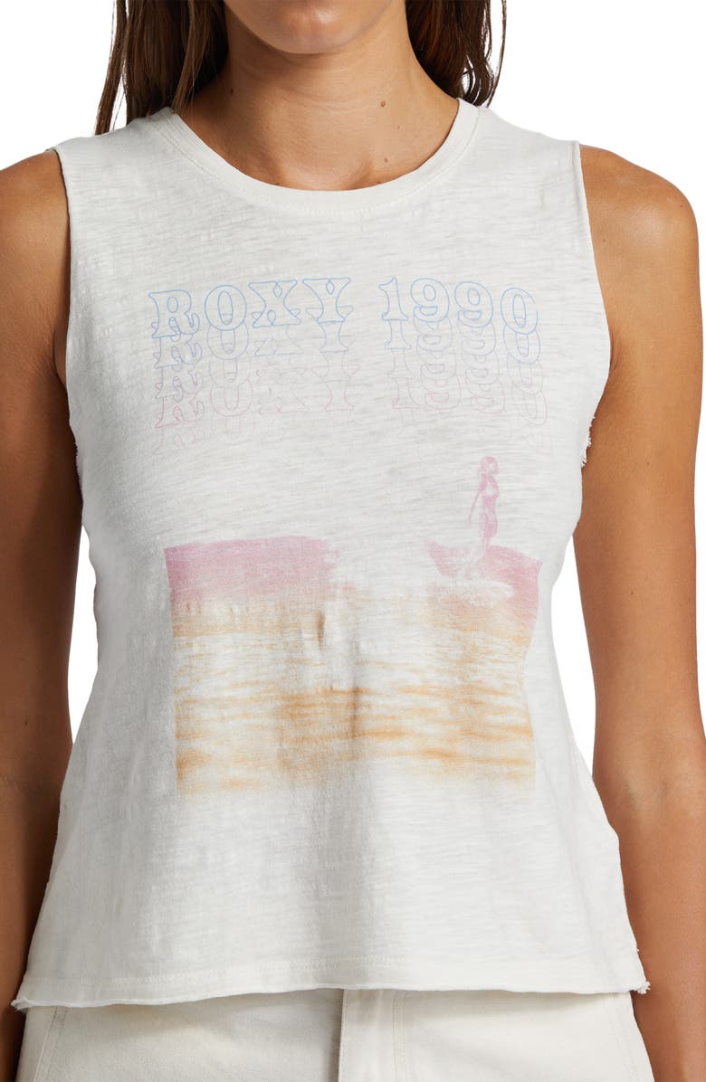 Roxy Wave Rider Cotton Graphic Tank, Alternate, color,