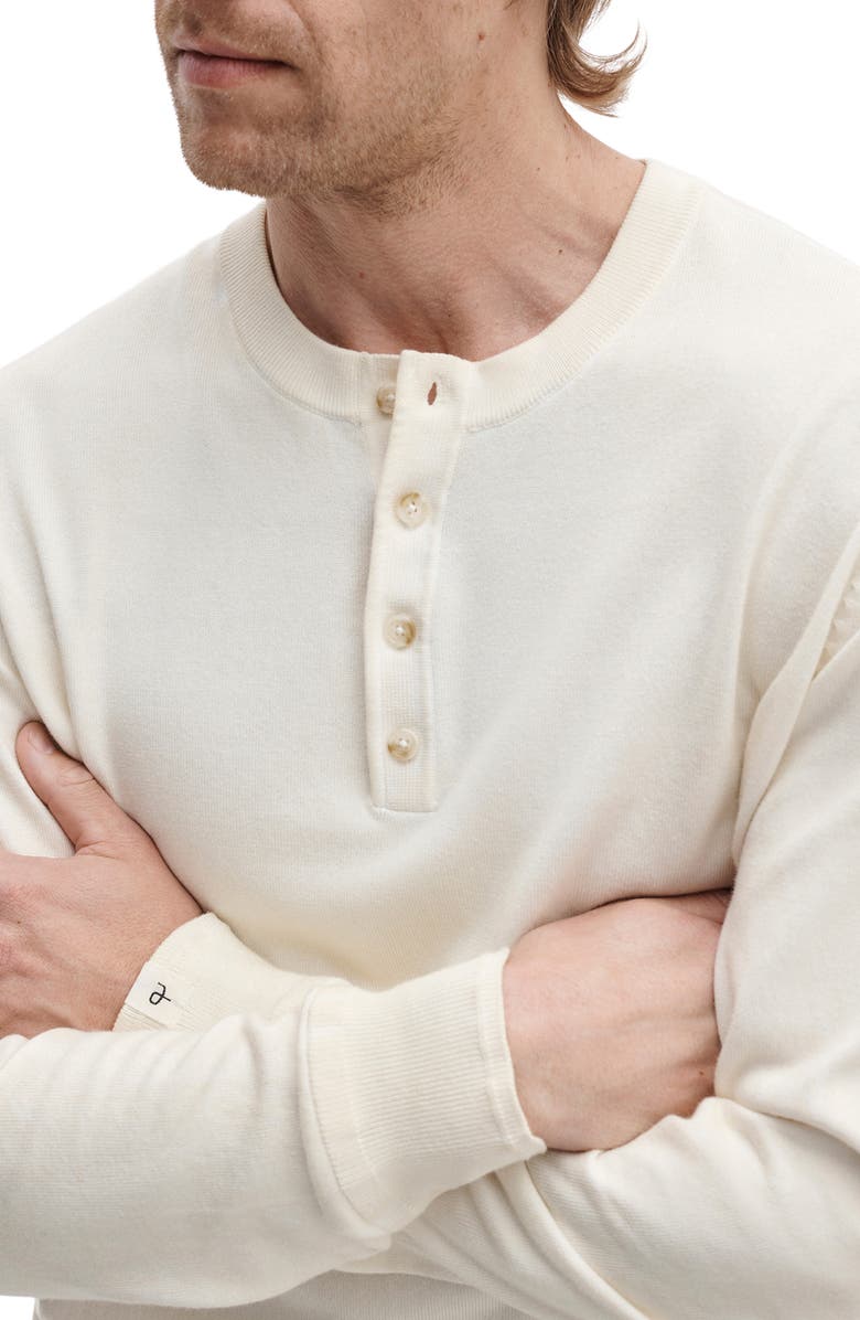 rag & bone Washed Cotton Henley, Alternate, color,