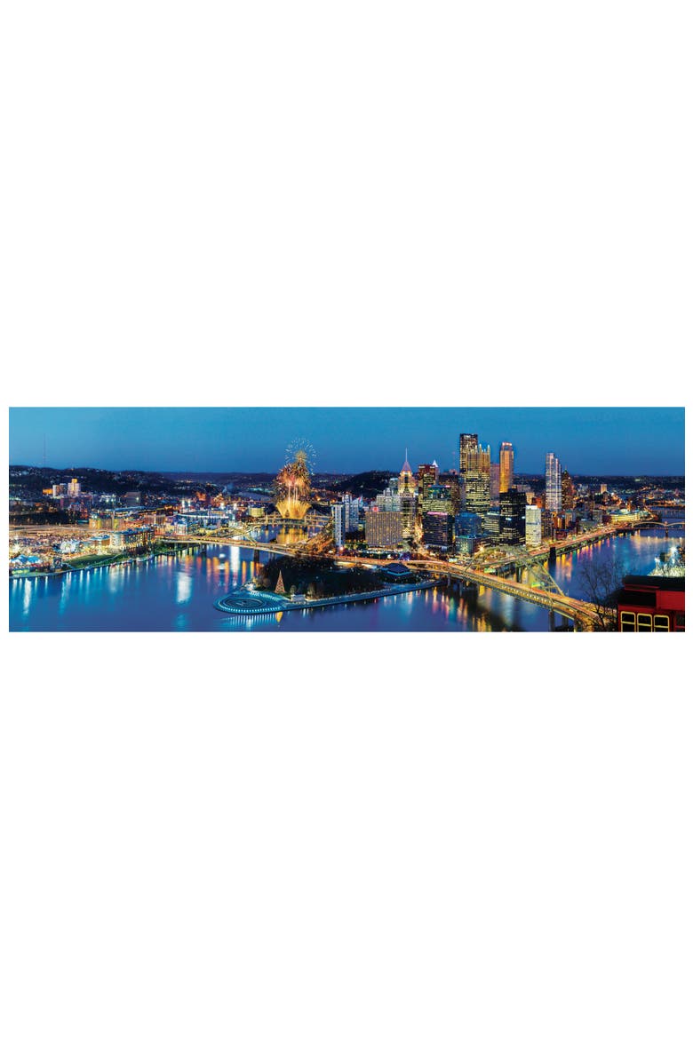 Pittsburgh 1000pc Panoramic Puzzle, Alternate, color, Multicolor
