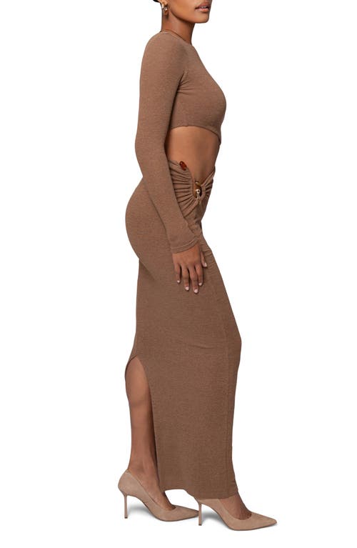 JLUXLABEL JLUXLABEL SUMMER ROMANCE CUTOUT LONG SLEEVE MAXI DRESS