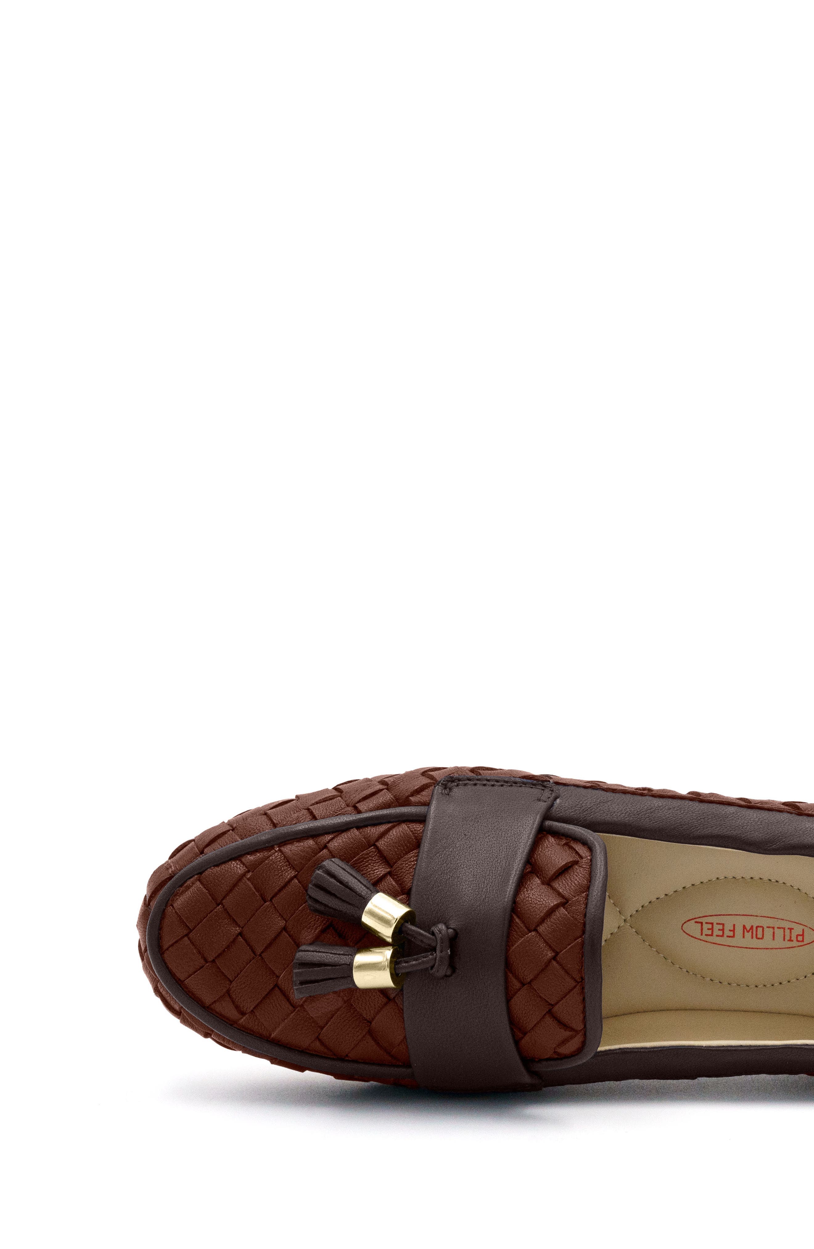 Amalfi by Rangoni Danila Tassel Driving Loafer, Alternate, color, Chili Stuoia/Mocha Parma