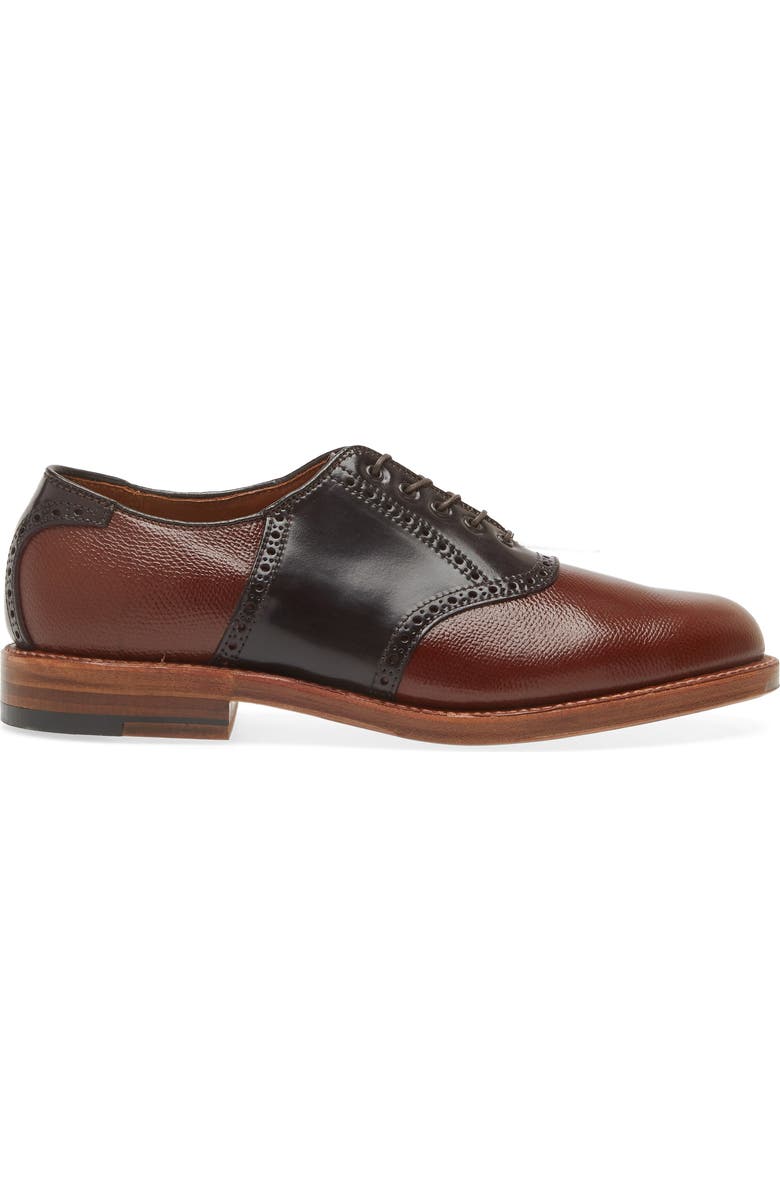Alden Brogue Saddle Shoe, Alternate, color,