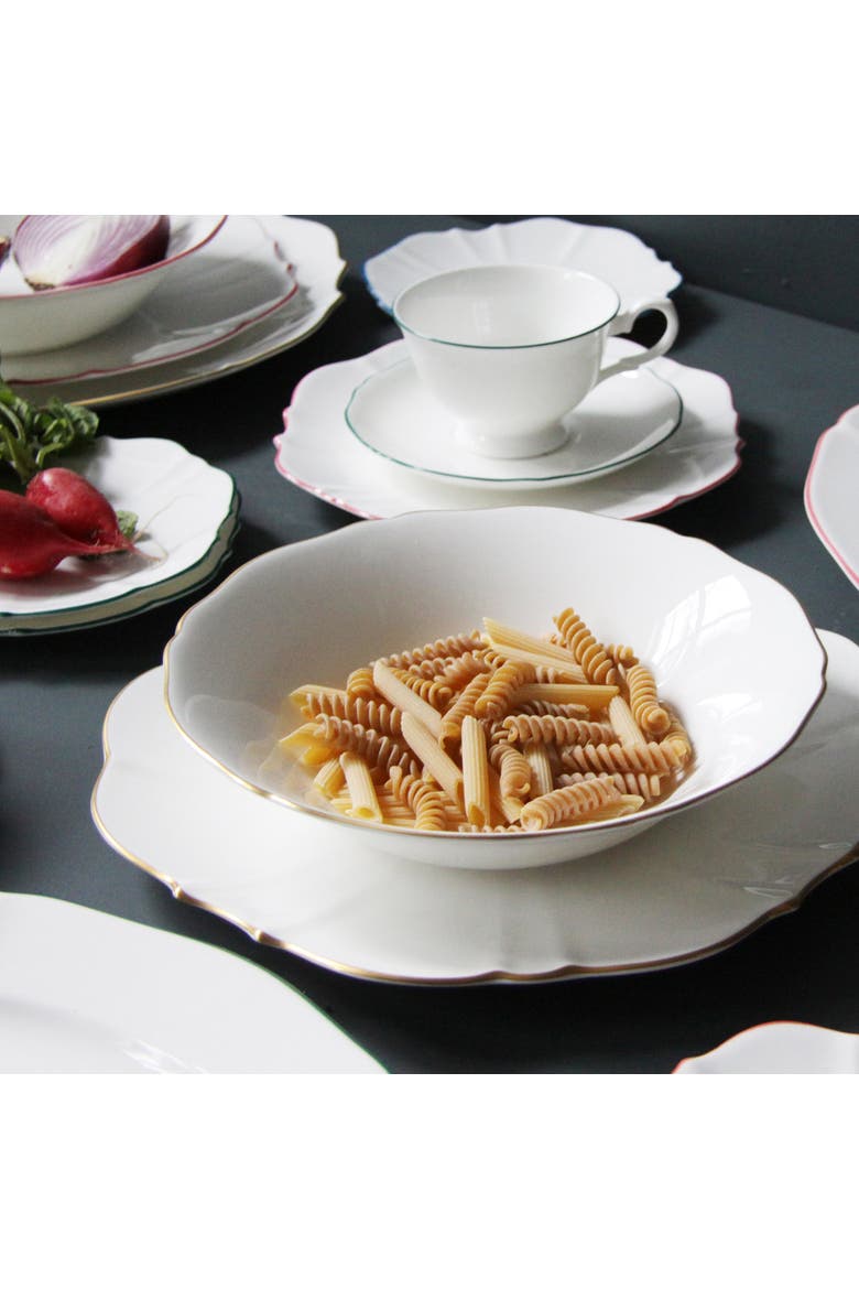 Amelie Charger Plate, Alternate, color, Brushed Gold