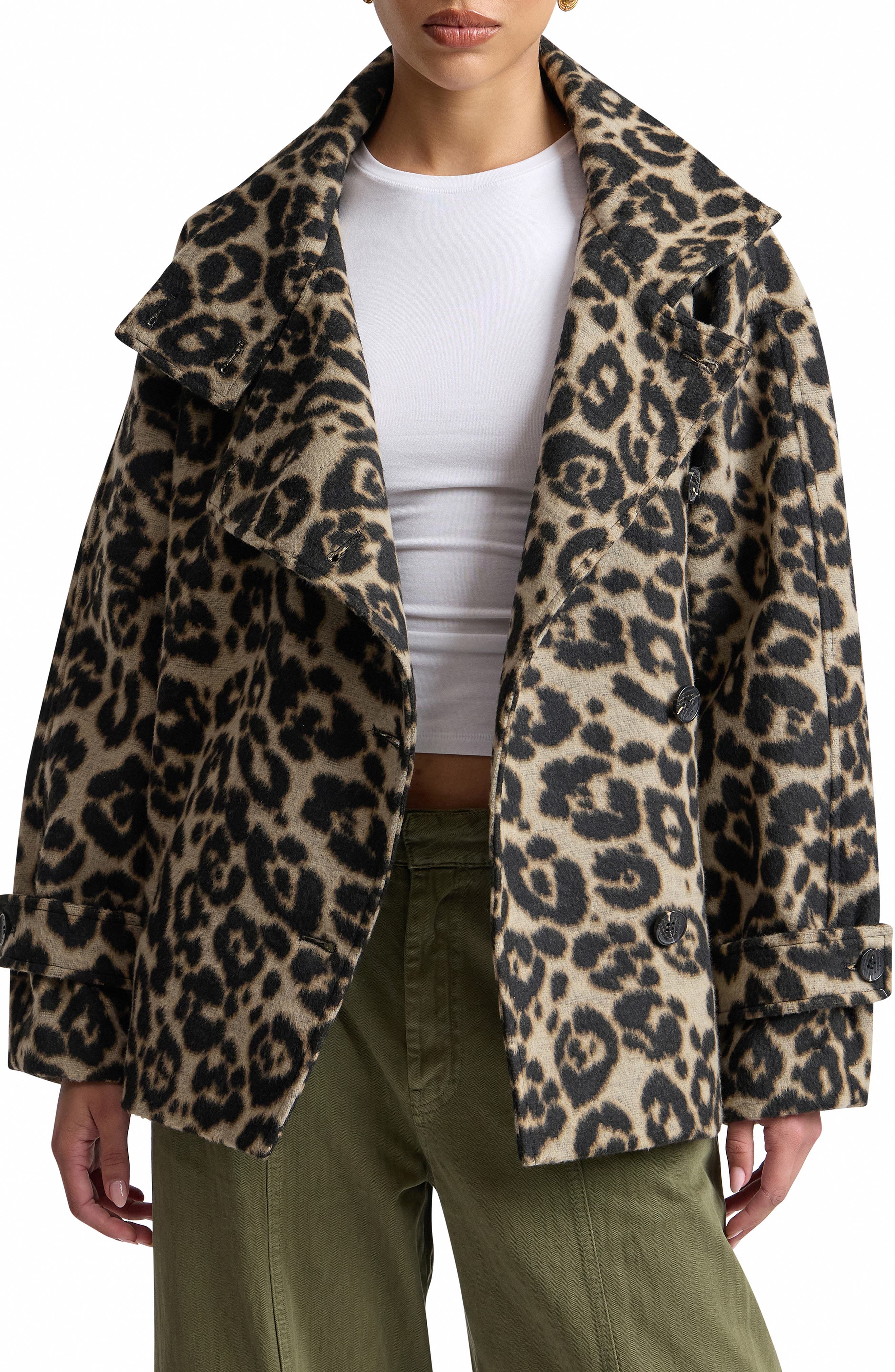 selected BEIGE/ BROWN LEOPARD