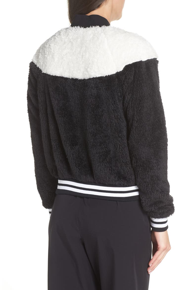 Sportswear Women's Bomber Jacket, Alternate, color, BLACK/ SAIL/ WHITE