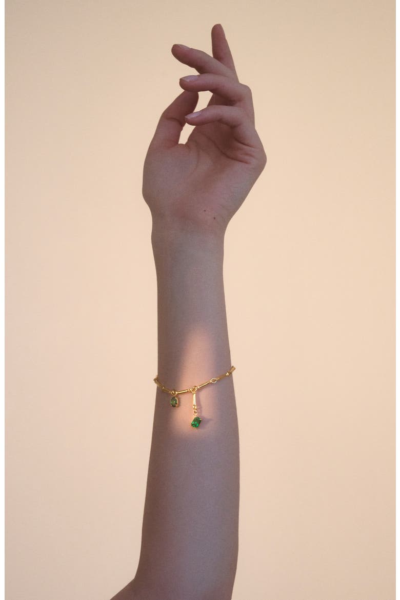 Ivy Bracelet, Alternate, color, GOLD/ GREEN