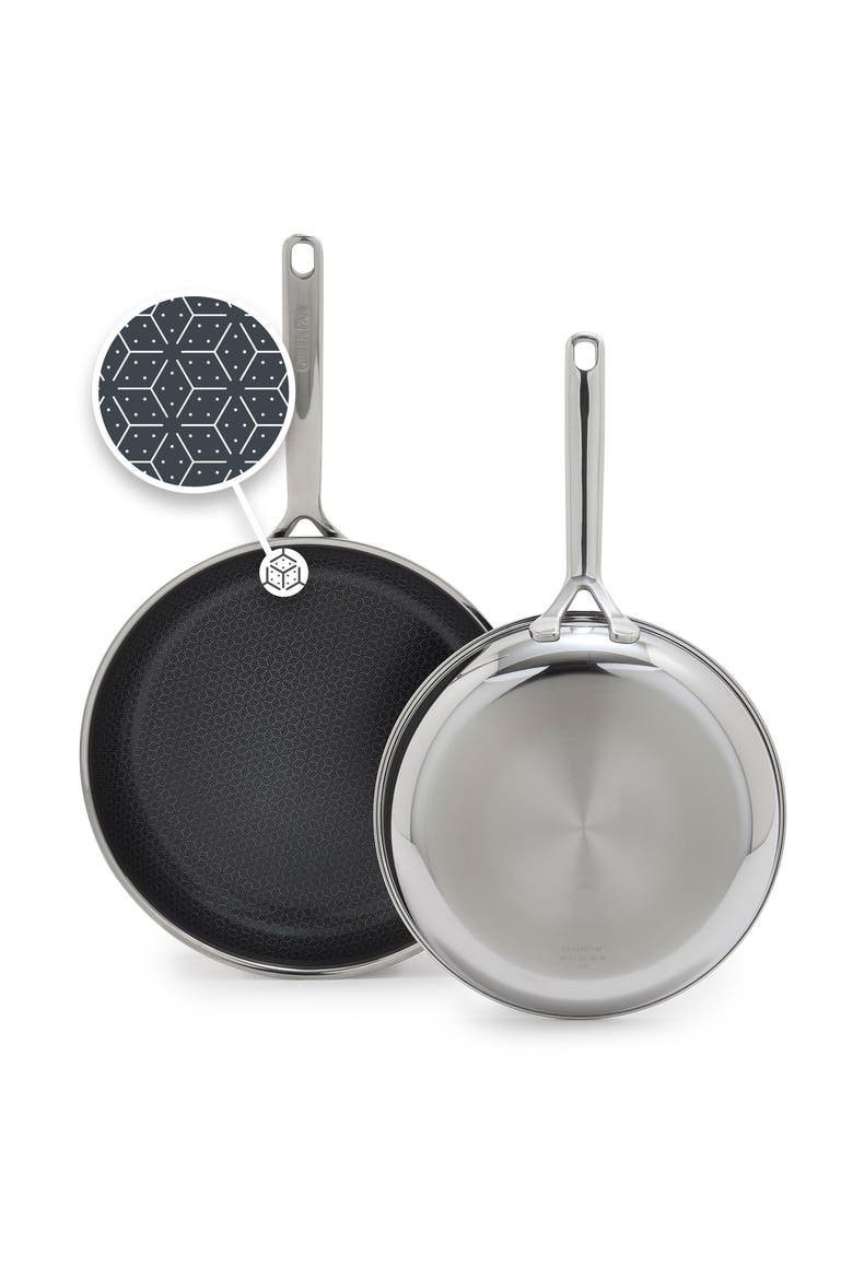 Spectra Thermobond 2-Piece Hybrid Fry Pan Set, Alternate, color, GREY