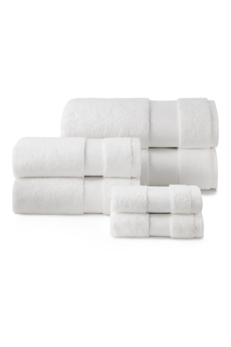 Watson 6-Piece Assorted Cotton Towel Set, Main, color, WHITE