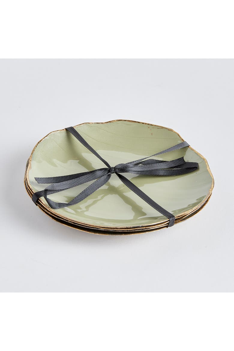 Kammie Decorative Petite Trays Set of 2, Alternate, color, Green