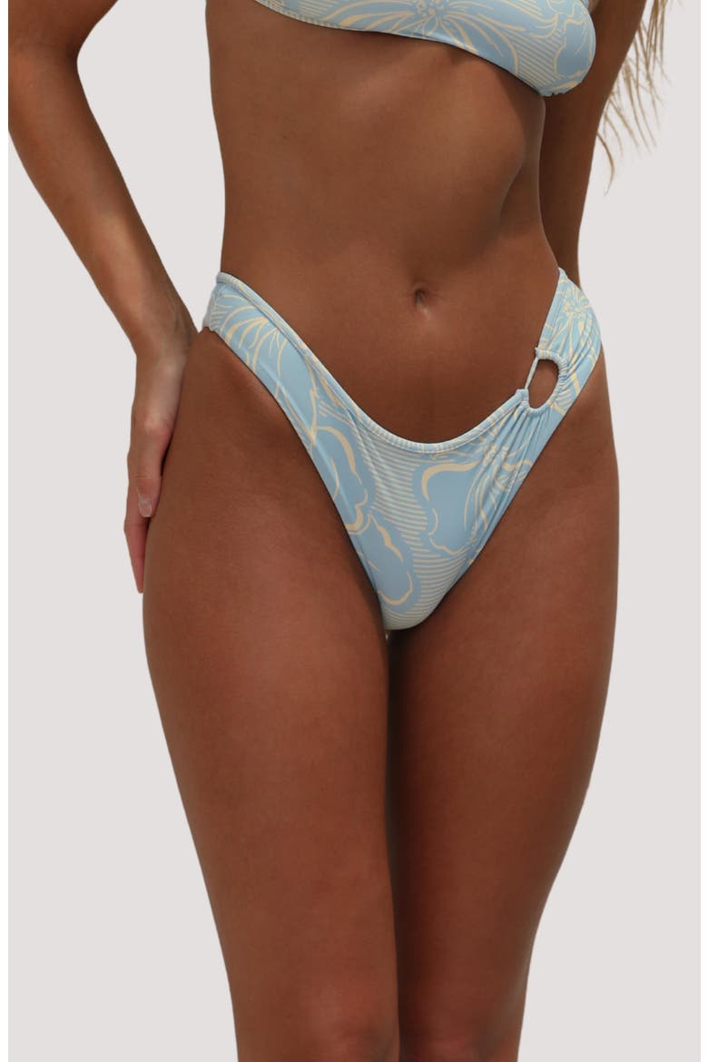 Ona Cinched Ring Bikini Bottoms, Main, color, MOONLIGHT LILY