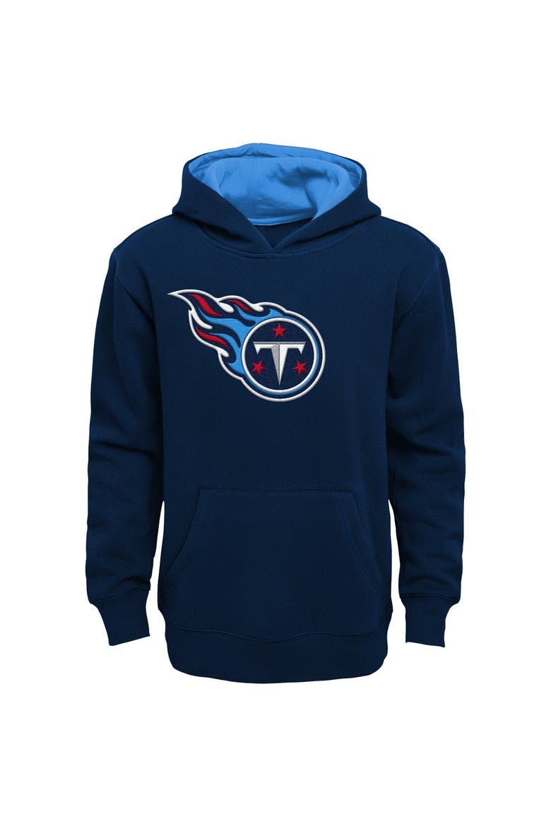 Preschool Navy Tennessee Titans Prime Pullover Hoodie, Main, color, Navy