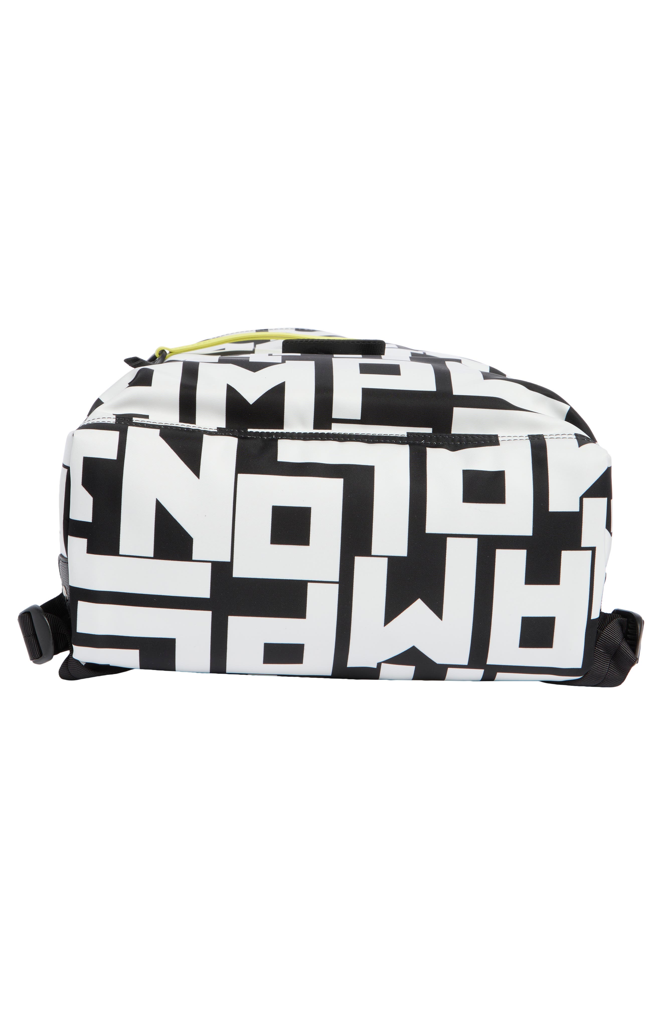 Longchamp Le Pliage Medium Backpack, Alternate, color, Black/ White