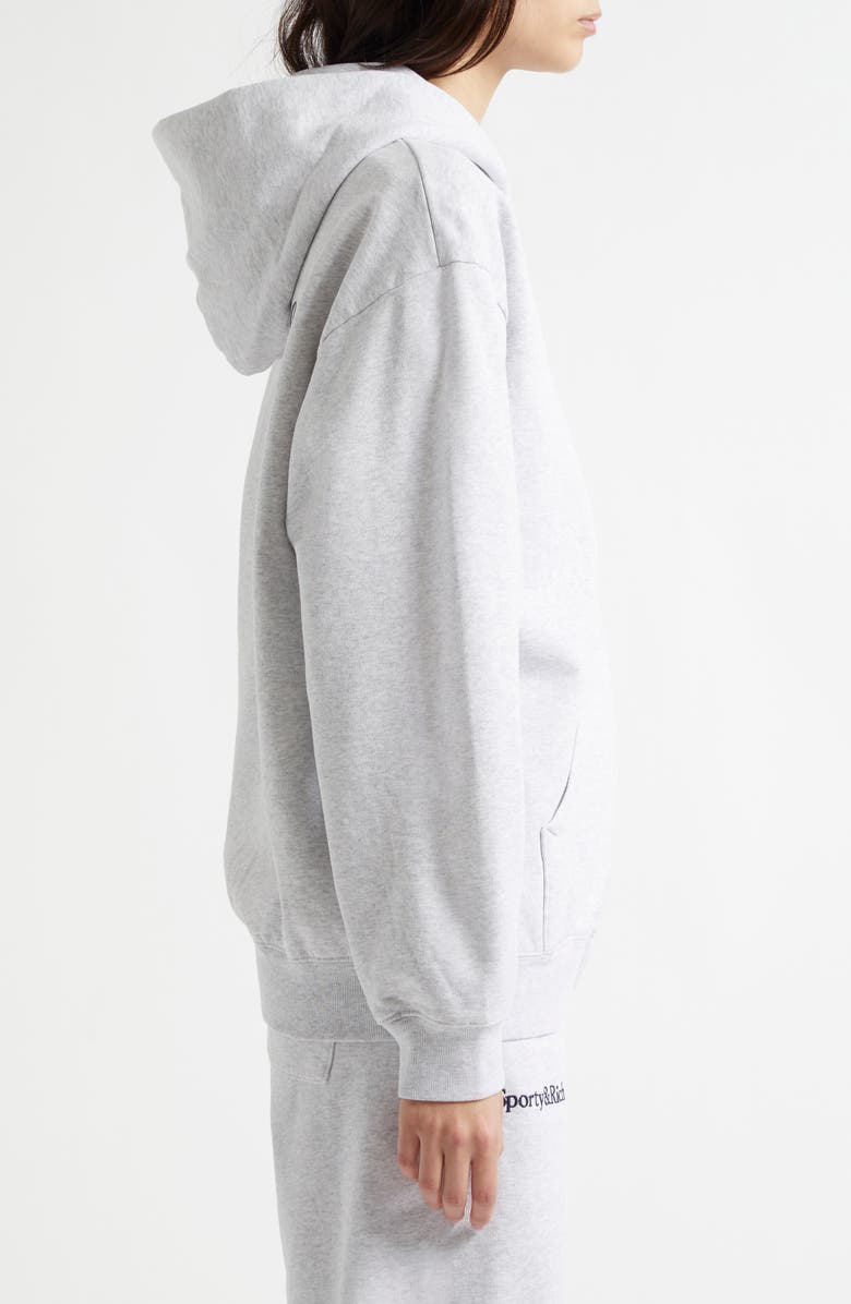 Sporty & Rich YANKEES SERIF ZIP HOODIE, Alternate, color, 