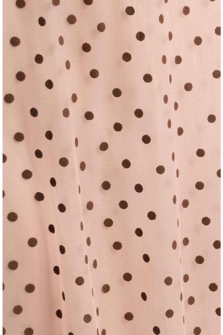 The Festal Dot Print Maxi Dress, Alternate, color, PINK DOT