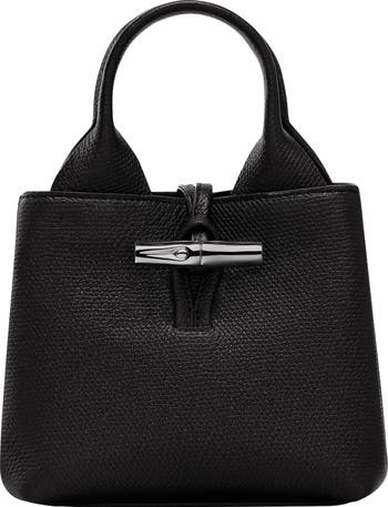 トートバッグ Longchamp Oregano Leather 'Xs Le Roseau' Handle Bag Longchamp Oregano Leather 'Xs Le Roseau' Handle Bag – BALTINI