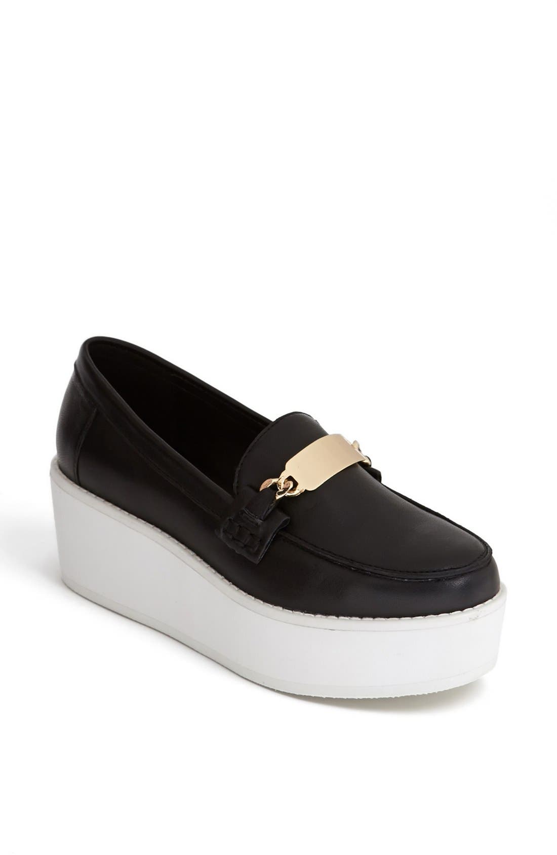 'J Fresh' Loafer, Main, color, BLACK/ GOLD