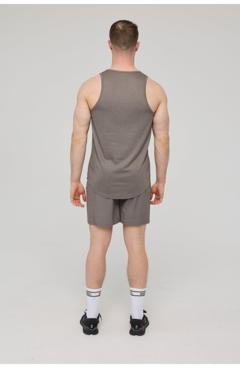 OOSC Elite Activewear Tank Khaki - Men's, Alternate, color, Khaki