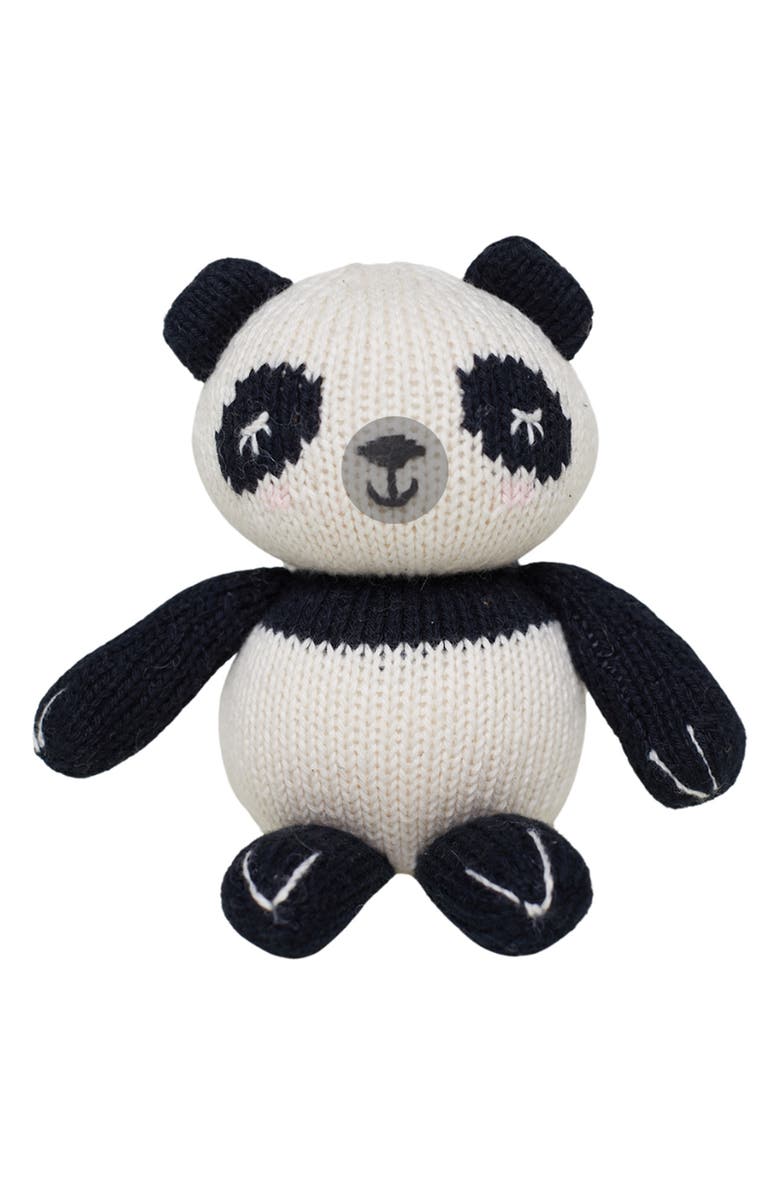 reD & oLive Baby Panda Cotton Stuffed Animal, Main, color, Black