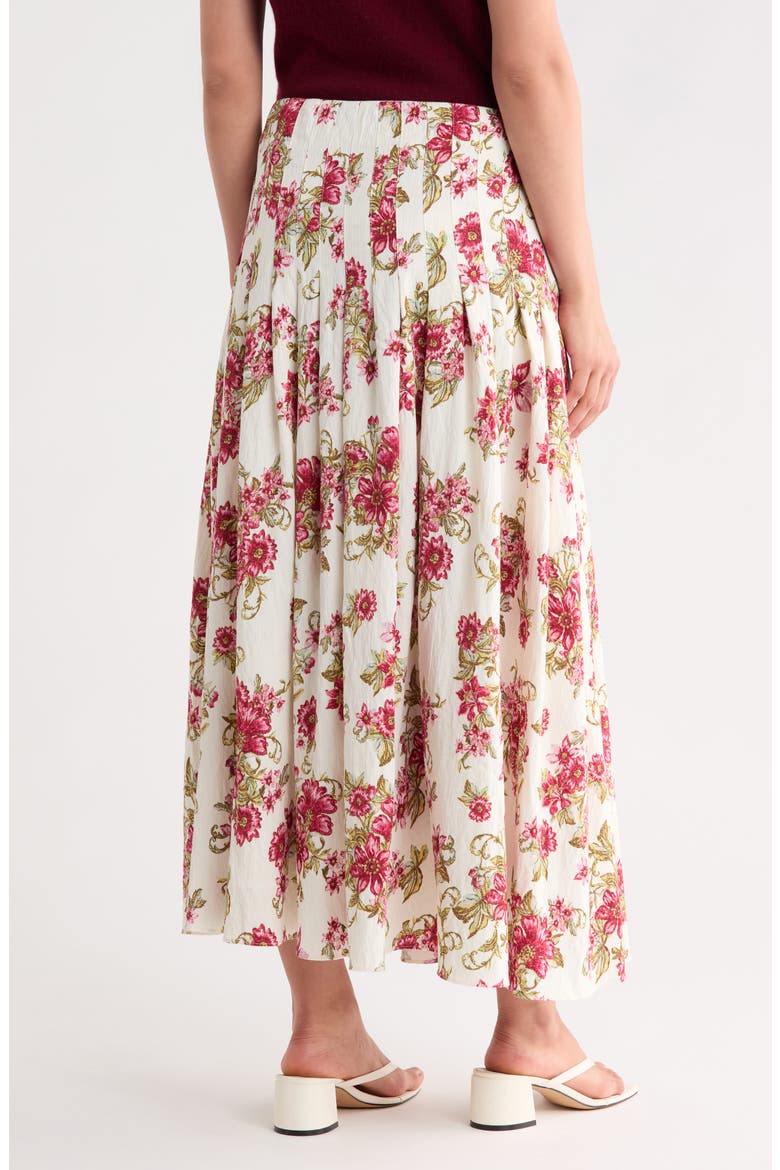 Gathered Midi Skirt, Alternate, color, CHAI TEA
