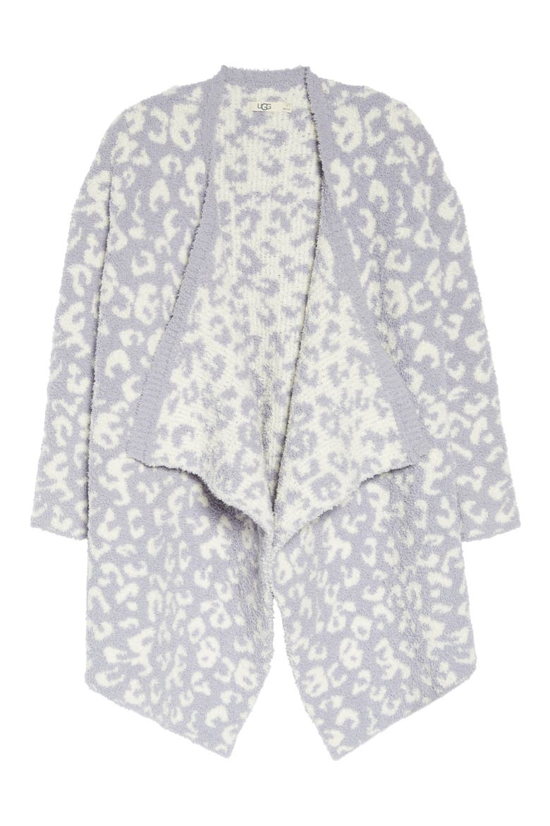 Phoebe Wrap Cardigan, Alternate, color, CLOUDY GREY LEOPARD