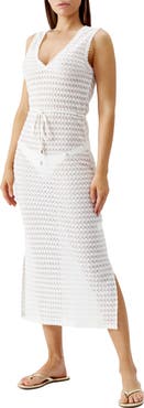 Melissa Odabash Annabel Open Stitch Cover-Up Dress