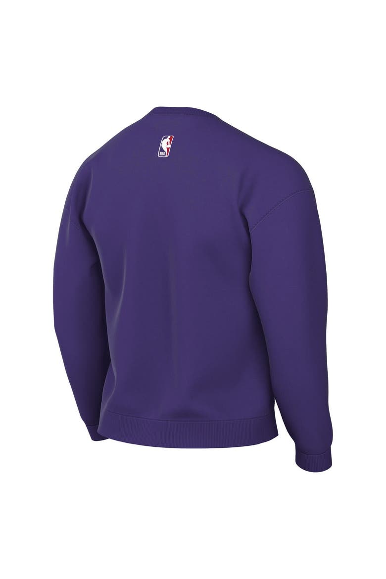 Men's Jordan Brand Purple Los Angeles Lakers Statement Edition Sweatshirt, Alternate, color, Purple