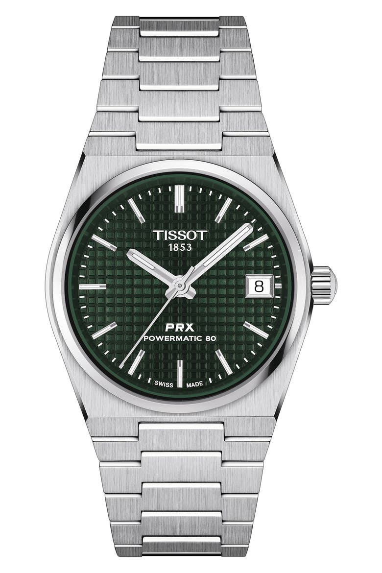 PRX Powermatic 80 Bracelet Watch, 35mm, Main, color, GREY