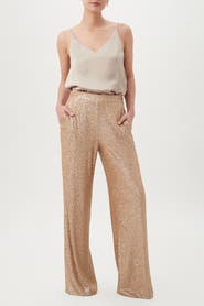 Trina Turk Atarashii Wide Leg Sequin Pant