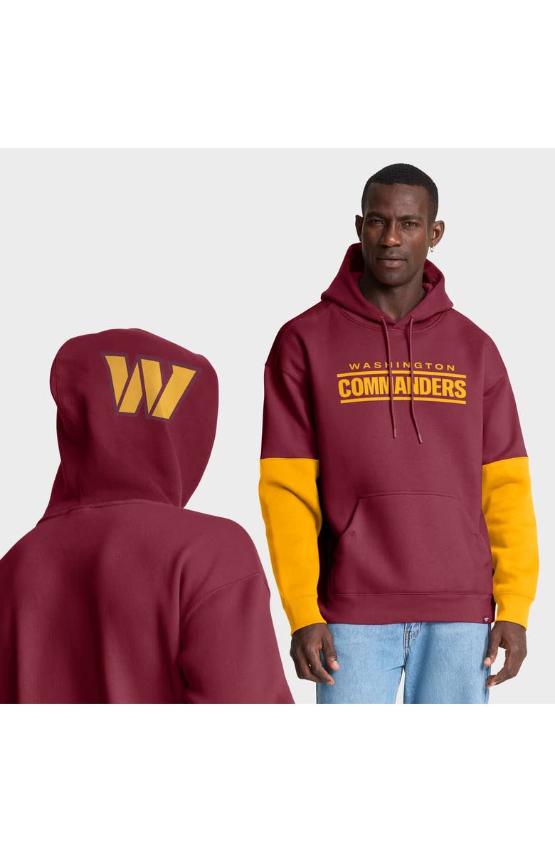 FANATICS Men's Fanatics Burgundy Washington Commanders Helmet Pullover Hoodie, Main, color, Burgundy