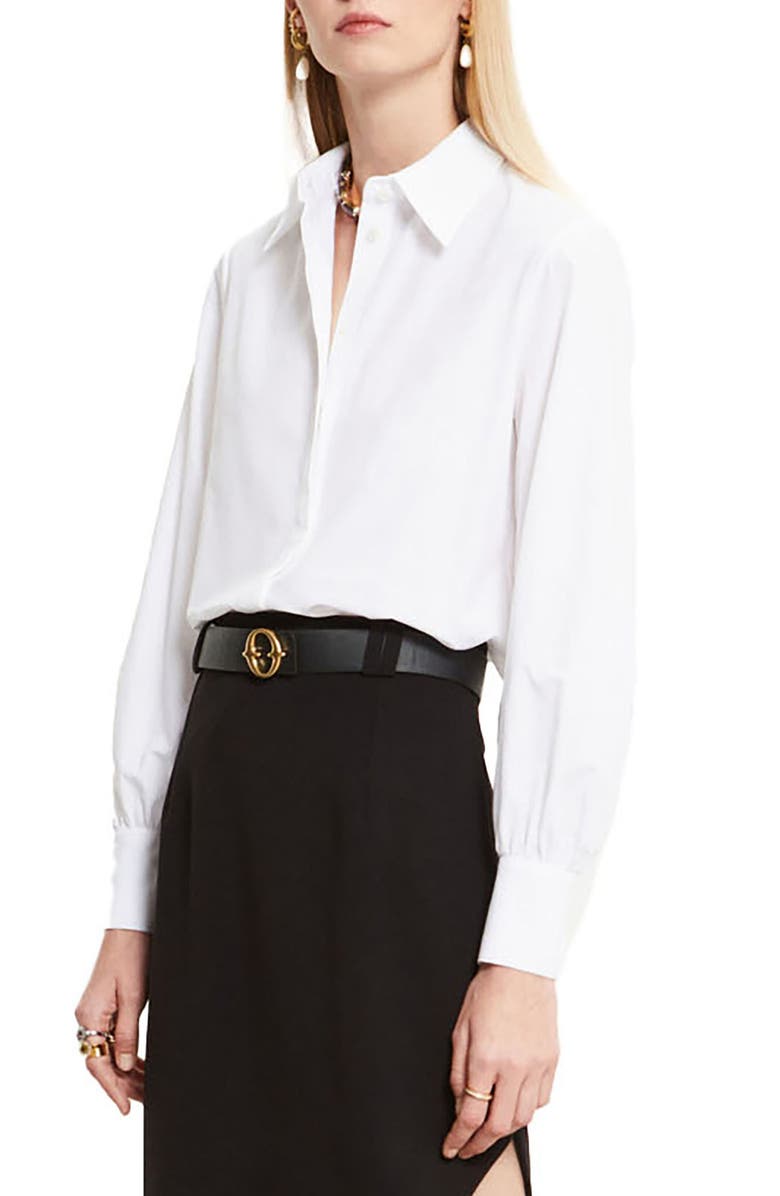 ottod'Ame Poplin Shirt, Main, color, White