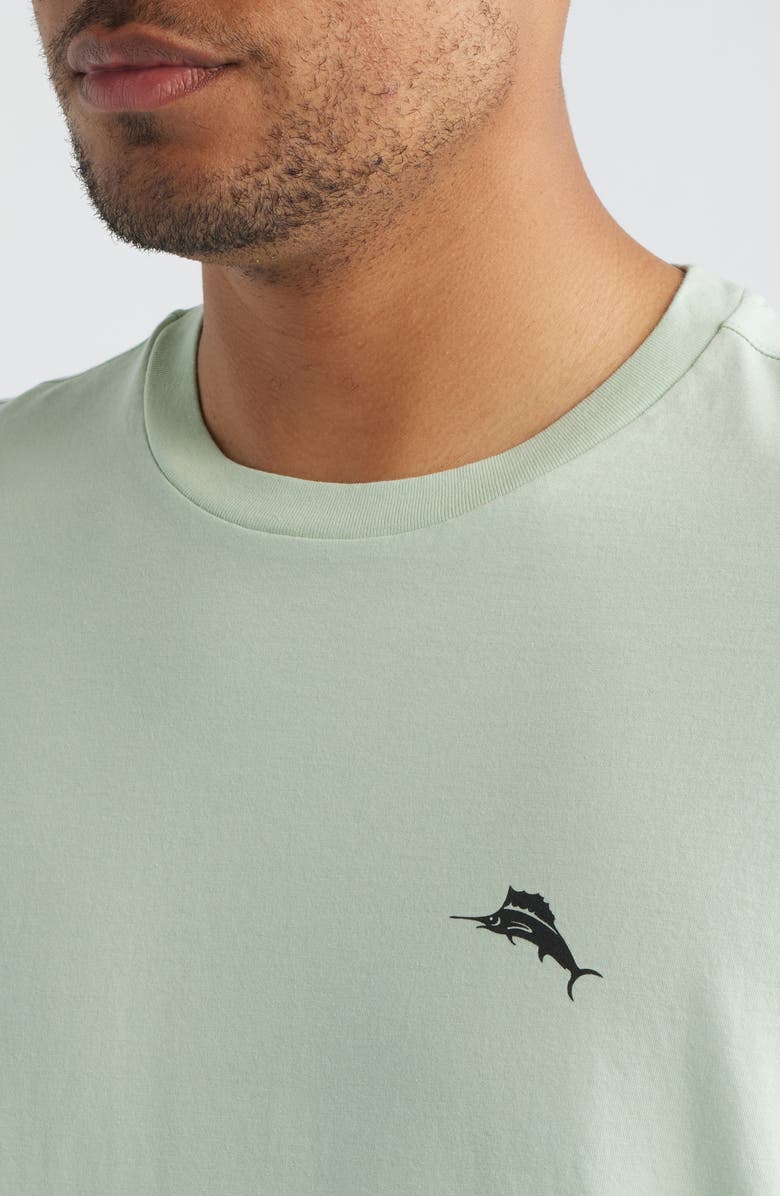 Tommy Bahama For your Finformation Cotton Graphic T-Shirt, Alternate, color, Silky Green