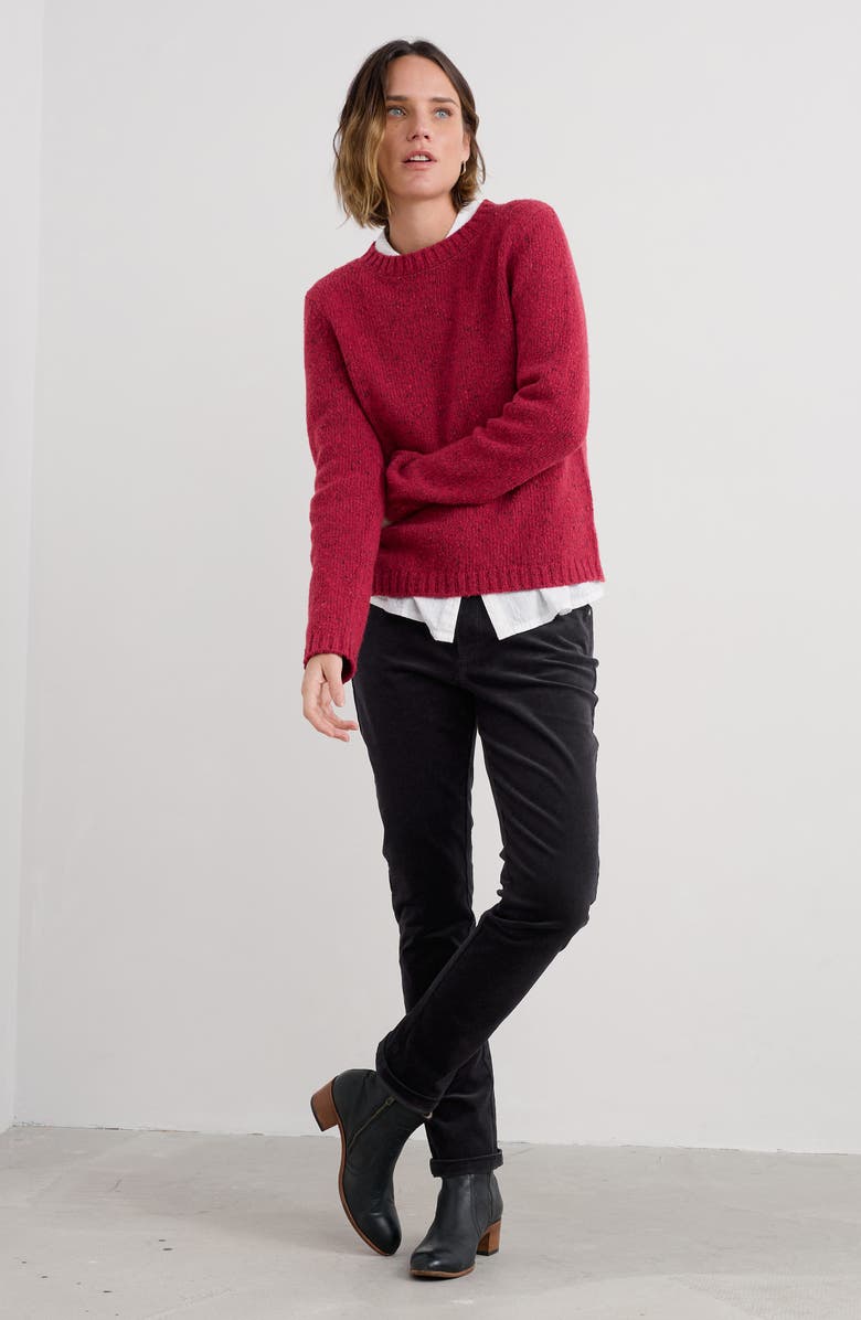 Seasalt Cornwall Lamledra Needlecord Slim Fit Pants, Alternate, color, Onyx