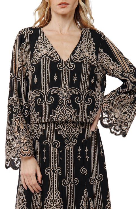 Beck Embroidered Top