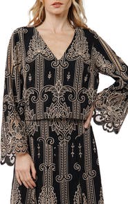 CIEBON Beck Embroidered Top