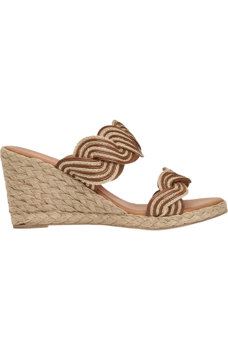 André Assous Nolita Twist Wedge Slide Sandal, Alternate, color,