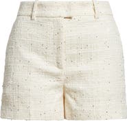 Eleventy Sequin Tweed Shorts