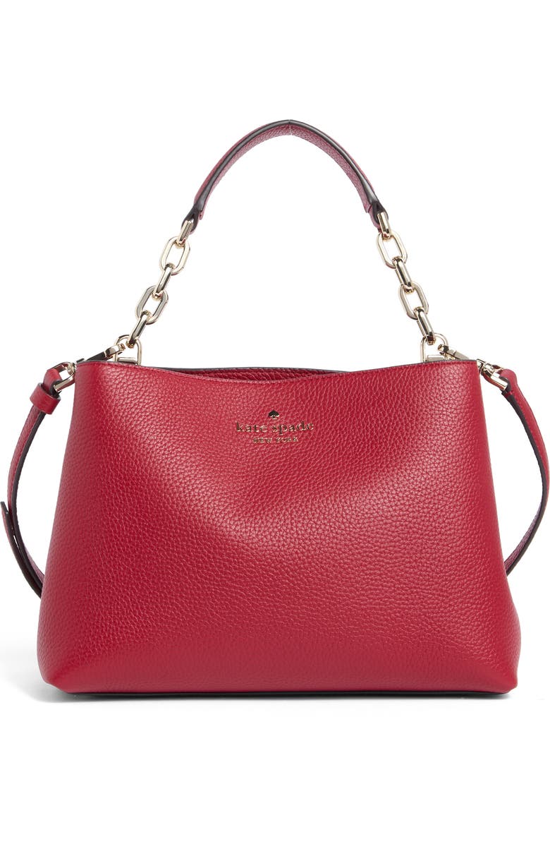 Kate Spade New York aubrey convertible top-handle bag, Main, color, Red Jam