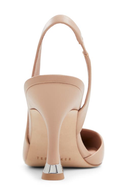 Ted Baker Ari Slingback Pointed Toe Pump In Pink