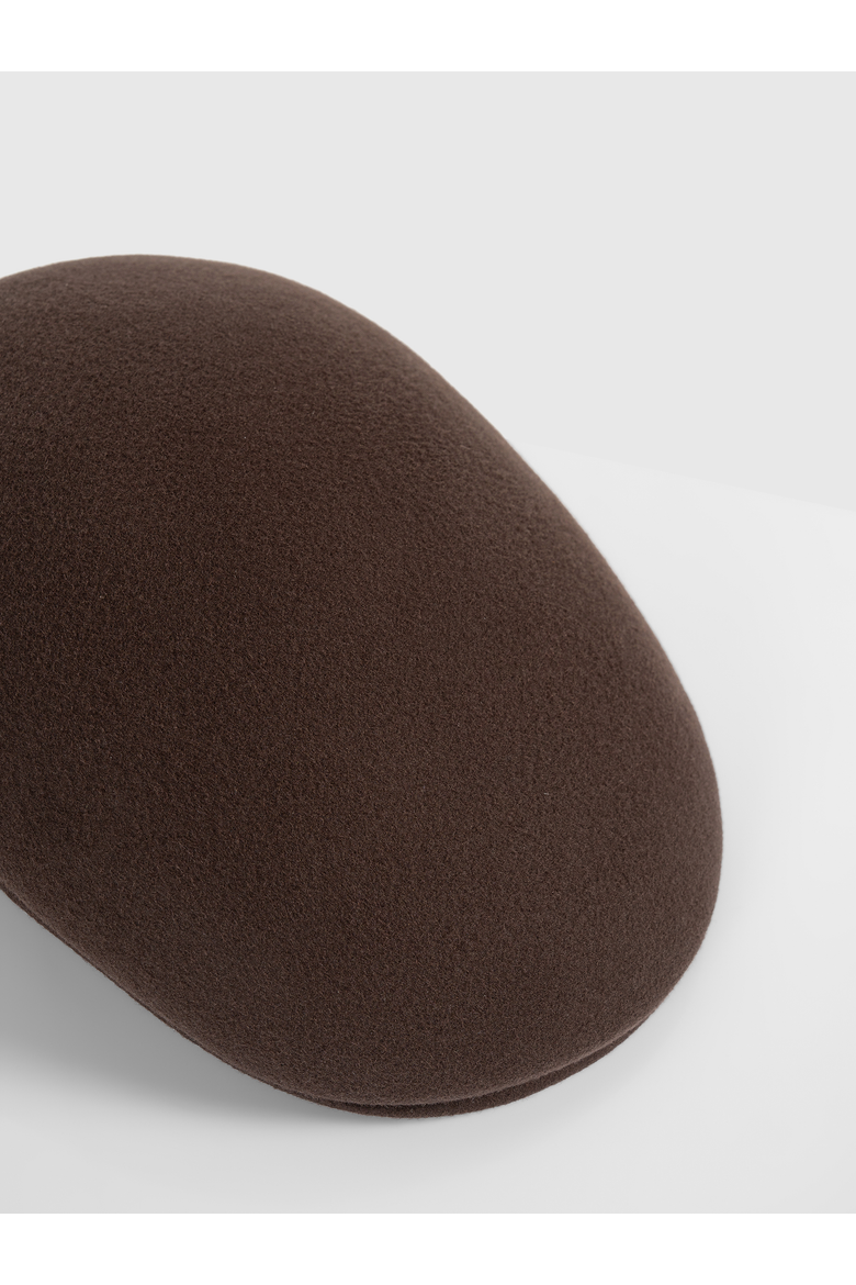 Amos Wool Flat Cap, Alternate, color, Brown