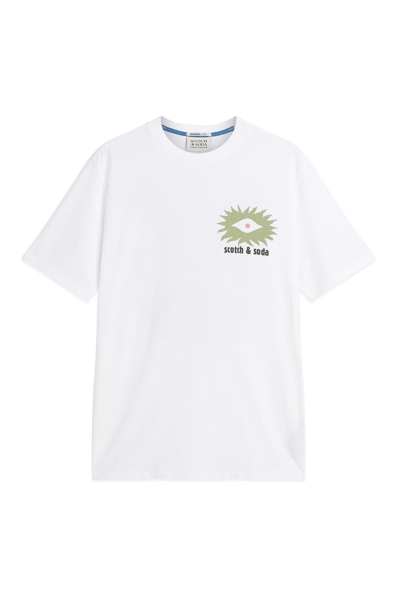 Relaxed Fit Cotton Graphic T-Shirt, Alternate, color, BRIGHT WHITE