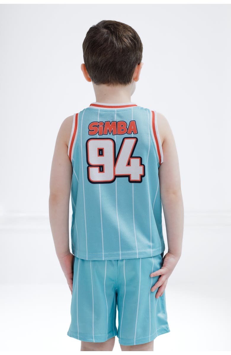 Disney Athletic Tank Top & Shorts Set, Alternate, color, Lion King Green