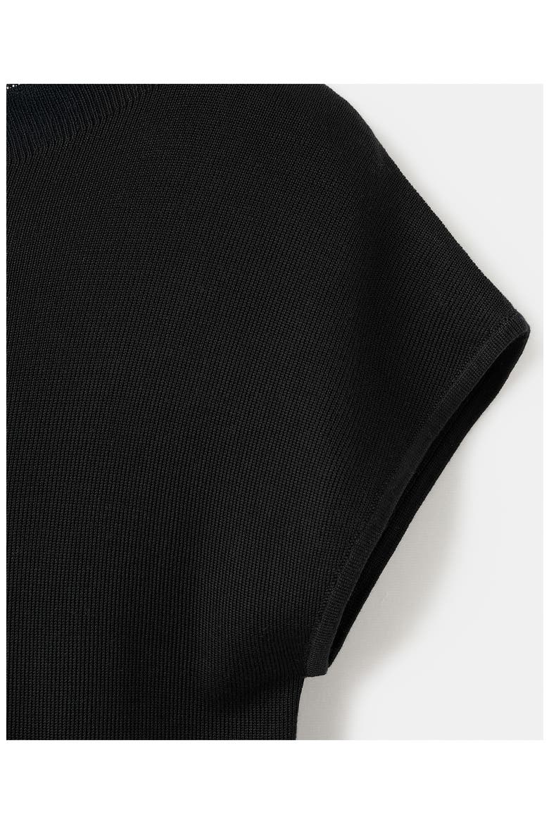 Cutout Back Sweater, Alternate, color, BLACK
