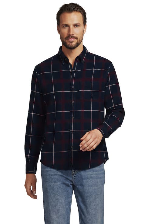 Long Sleeve Classic Fit Flagship Flannel Shirt